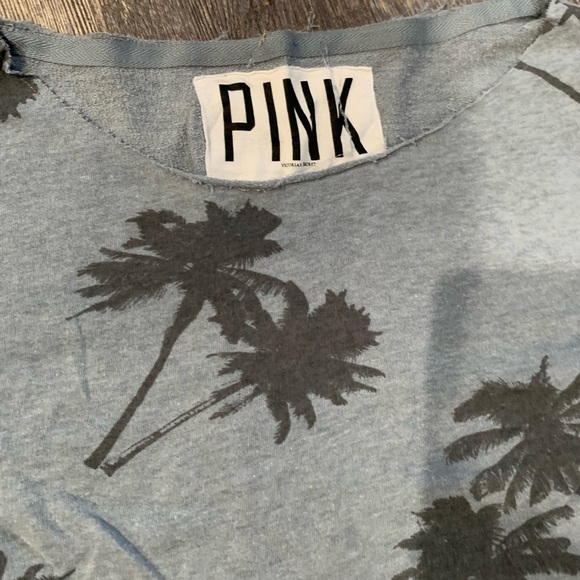 Victoria's Secret PINK Cropped Long Sleeve Shirt - Picture 2 of 4